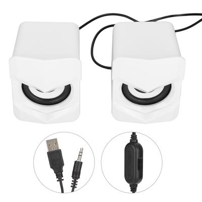 Alto-falante USB com fio para computador Mini alto-falante multimídia de mesa para monitor de PC e telefone celular