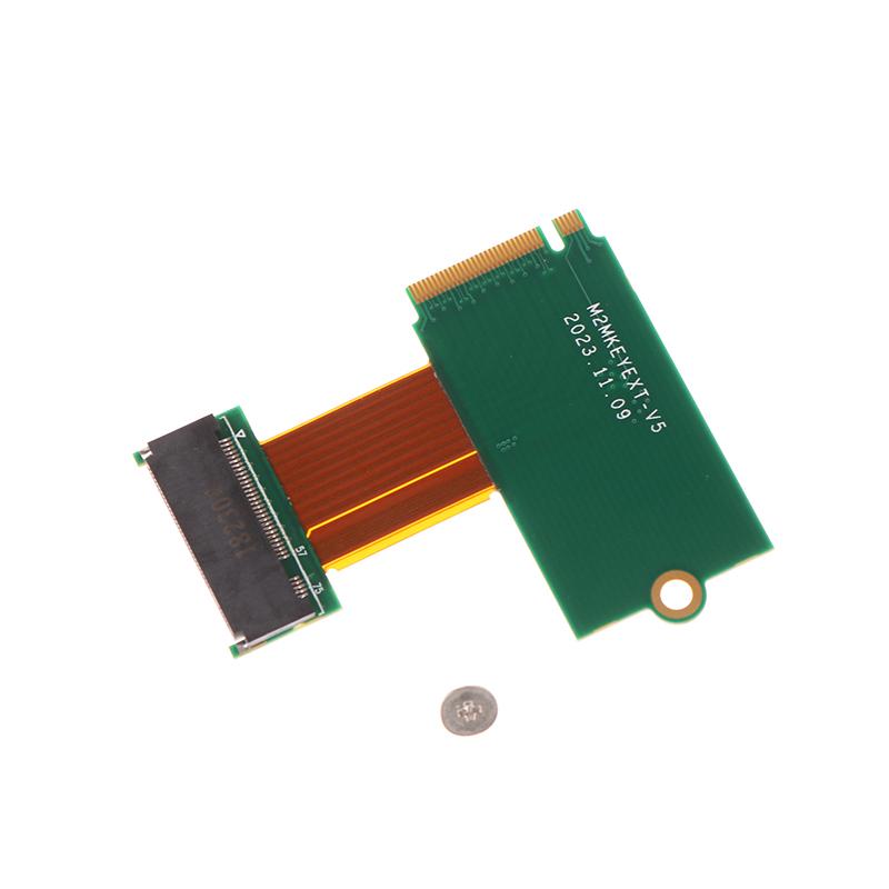 עבור Legion Go מתאם כרטיס זיכרון SSD לוח העברה ממיר כרטיס דיסק קשיח NVMe שונה אביזרים M.2 2242 ל-2280