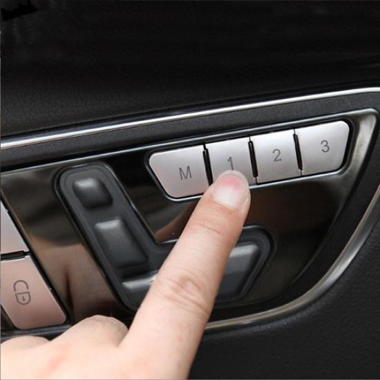 For Mercedes Benz A B C E CLA CLS GLA GLK ML Door Seat Lock Memory Switch Cover