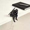 3D Printed Ninja Figurine Japanese Style Seated Warrior Sculpture Cool Samurai Statue  Office