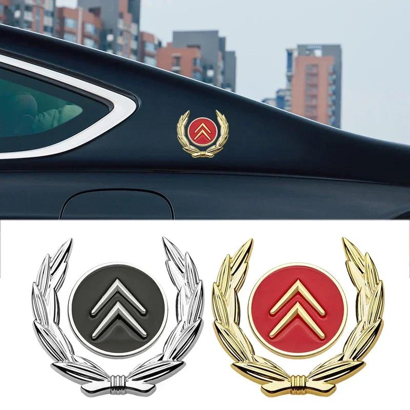 CCV2   1 Piece Emblem for Citroen C2 C4 Berlingo C1 DS3 Aircross Elysee C3 Picasso C5 Saxo Car Window Side Sticker Trunk Accessories