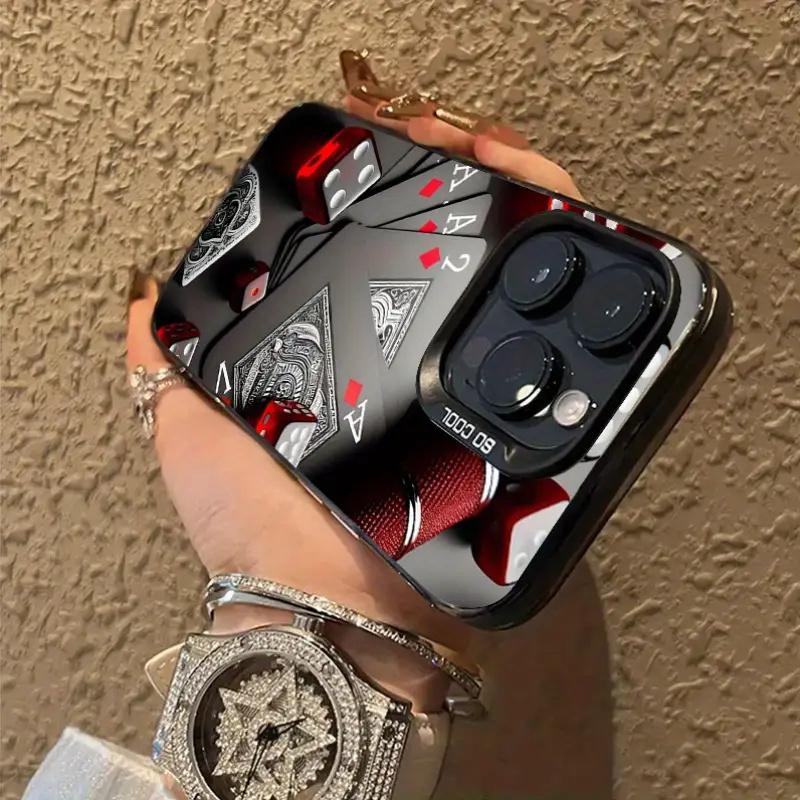 Fashion Poker Design Phone Case for  Poco X6 X5 F5 F6 M6 X7 Pro Mi 14T 14 13T 13 12T 12 11 Lite 5G Cool IMD Material Cover