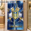 Beach TowelLeeds United Custom Name Text Personalized Soft Towel for Beach Pool Indoor Home Decor Gift