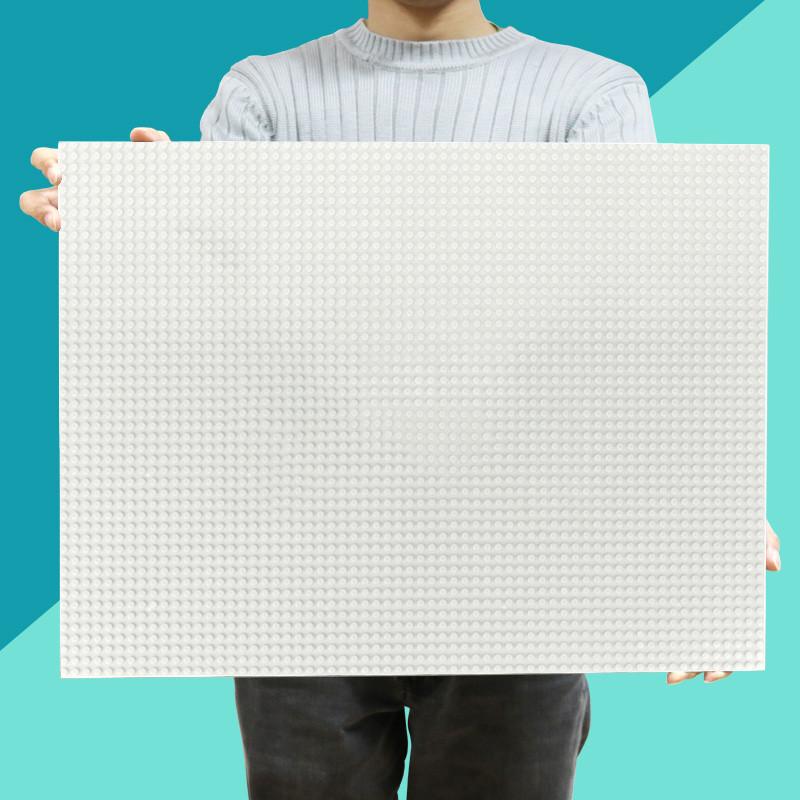 Non-Toxic 48*64 Dots Building Blocks Base Plate Diy Assembled Baseplate Building Blocks Wall Compatible With Brand Gift Toys For Children