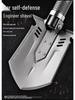 Outdoor Multifunctional Entrenching Tool: Thickened Fishing, Military Shovel for Chopping, Sawing, and Camping