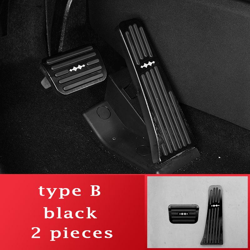 HGLRH1 Car Accelerator Brake Pedal Protection Decoration Cover Interior Styling Accessories For BYD Leopard Titanium 7 Ti7 2025 2026