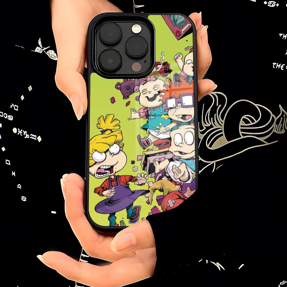 

R-Rugrat Chuckie A-Angelica Phone Case PC+TPU For Samsung Galaxy S26 S25 S23 S24 S21 S22 S20 Ultra Air Fe Plus Cover Galaxy S23