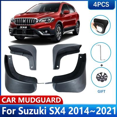 For Suzuki S-Cross SX4 2014~ Chevrolet Hatchback Car MudFlaps Mud Flaps Fender Guards Splash Front Mudguards Car Accessories