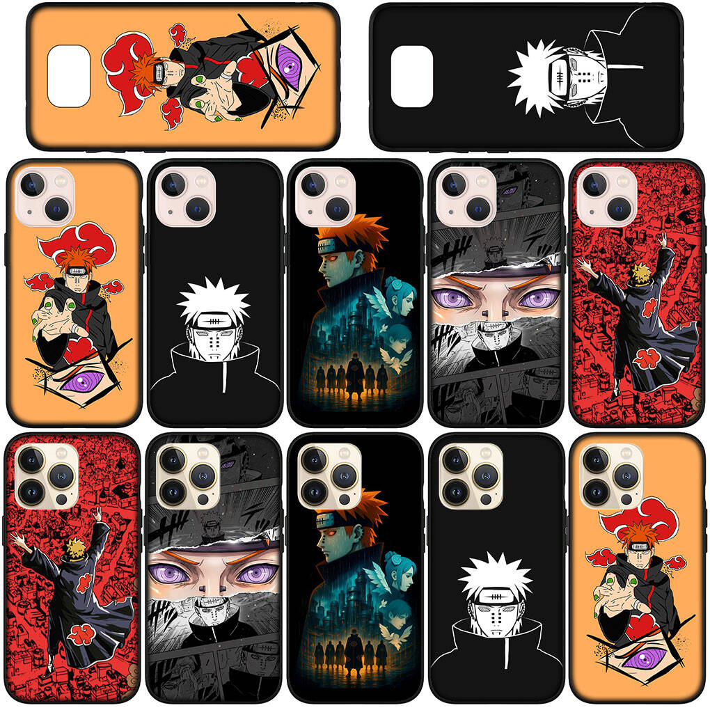Case for iPhone 17 15 16 Plus Xiaomi Poco X7 X6 F8 F7 M8 C85 C75 C71 Redmi Note 14 12 11 13 Pro Max A4 14C 13C 15C Pain Comics Narutos Akatsuki Cover