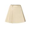 FILA Golf Series Fashion Simple Classic Retro Sports Golf Versatile Comfortable Woven Casual Skirt Women skirts Millet-Beige A11W615302FBG