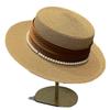 Fashion Unisex Wide Brim Fedora Hat Panama Cowboy Style Outdoor Travel Casual Beach Sun Hat with Ribbon