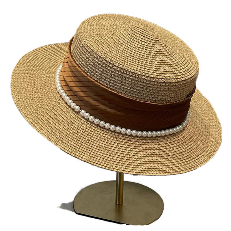 Fashion Unisex Wide Brim Fedora Hat Panama Cowboy Style Outdoor Travel Casual Beach Sun Hat with Ribbon