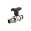 Quick Install 2-Way Splitter Valve: Straight-Angle Ball Valve for PEXA, QE-Compatible