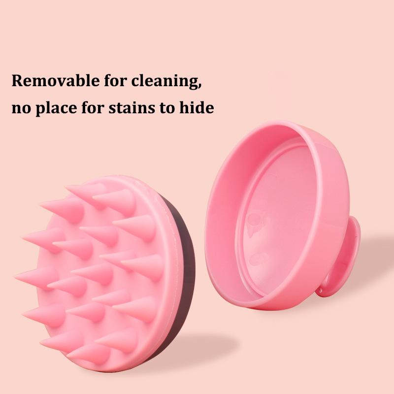 Silicone Massage Brush Mini Scalp Massager Body Scalp Massage Hair Washing Comb Cleaning and Hair Styling Tools Head Relaxation