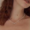 [Ost] [Puremond] Pearl Drop Necklace Otn222806Dww
