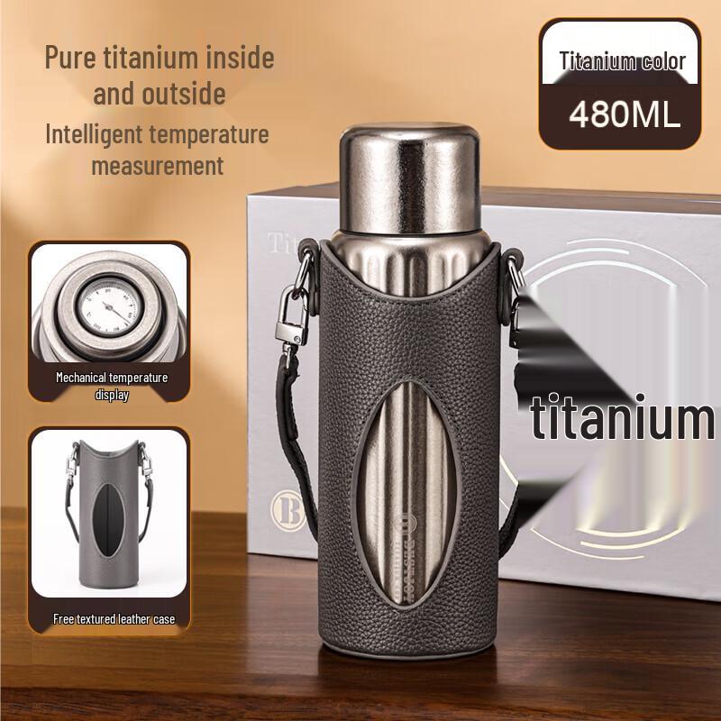 FUGURNG BESTJOY Titanium Smart Insulated Tea Infuser Bottle