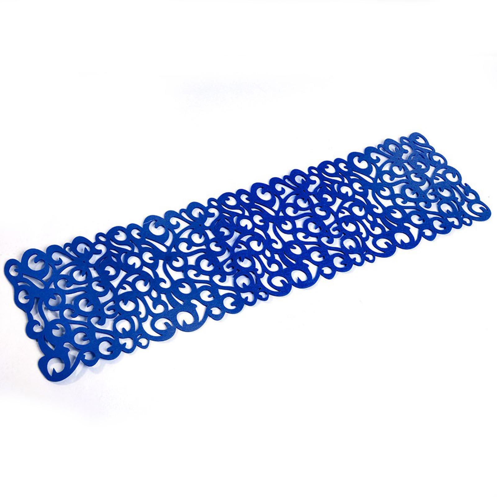 Rechthoekige Vorm Vilt Tafelkleed Loper Placemats Tafelmatten Huishoudelijke Decoraties(Rood)