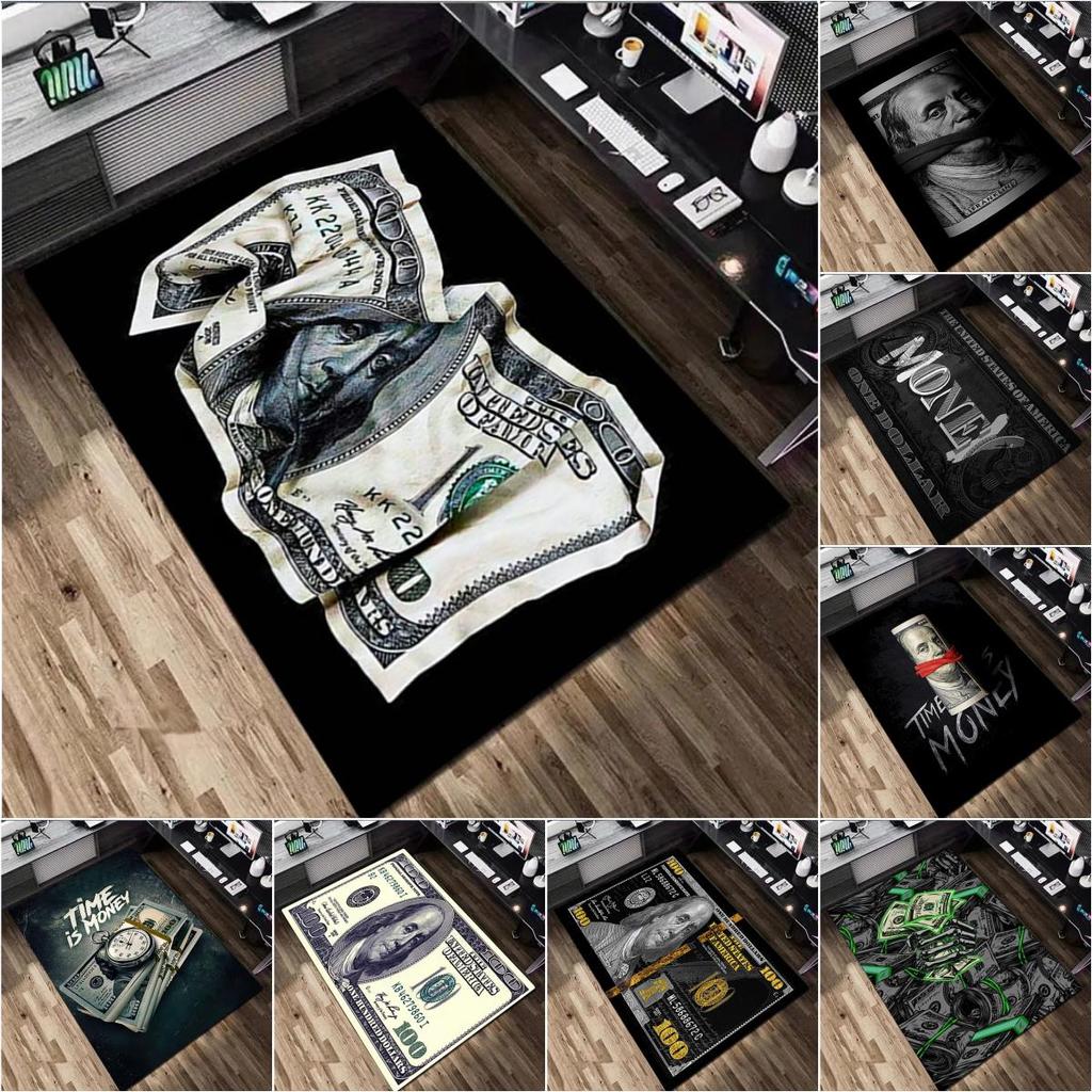 Money Rug - Home carpet Office Decorative Carpet For Living Room Bedroom Door Mat Floor Rug Computer Chair Area Rug