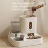Dog Cat Food Bowl Automatic Feeder Water Dispenser Double Bowls Large Capacity Household Pet Supplies Portable Water Container
