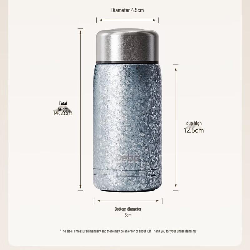 Debo Pure Titanium Portable Pocket Thermos