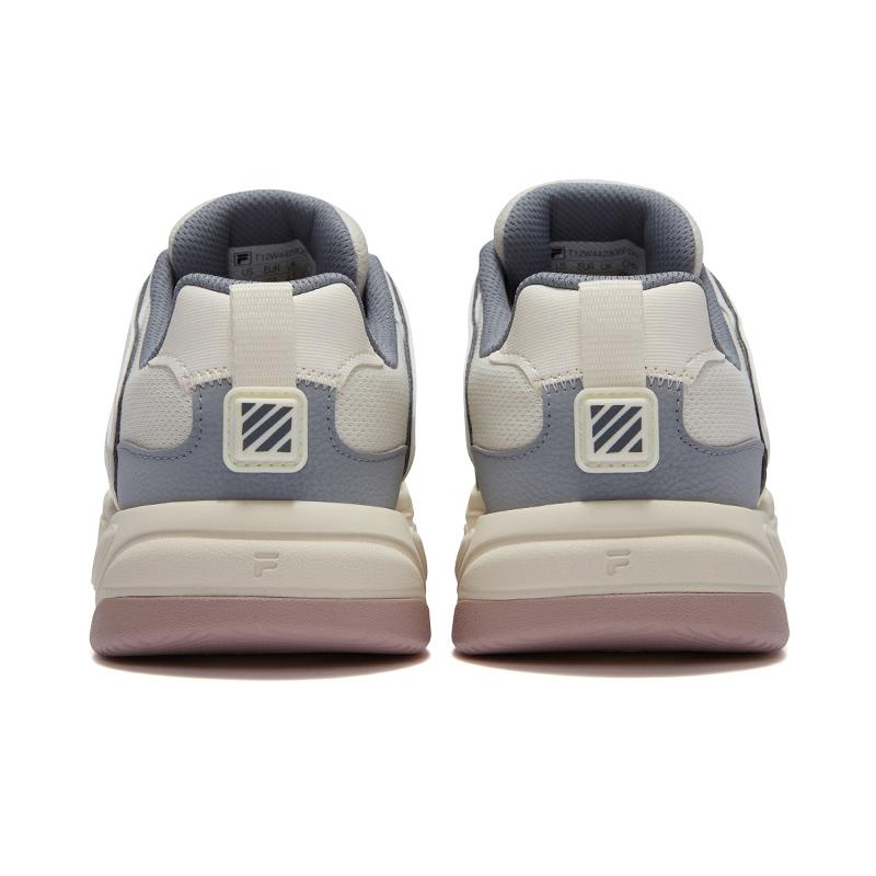 FILA Fusion Bank II Casual Slip-Resistant Low-Top Sneakers Women sneakers White Gray T12W442906FGN