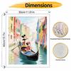 Disney Mickey and Minnie Venice Gondola Paint by Numbers Painting Art Kit Home Decor Gift