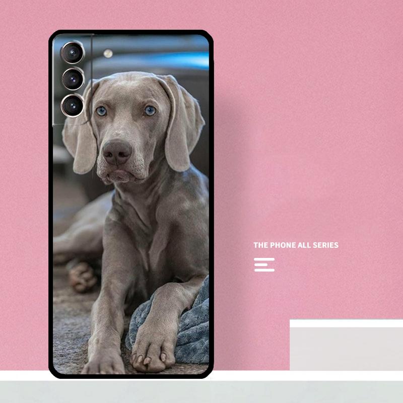 Weimaraner Dog Phone Case For Samsung Galaxy S26 S23 Ultra S20 S21 S22 S24 S25 Plus S10 S25 FE Cover Coque