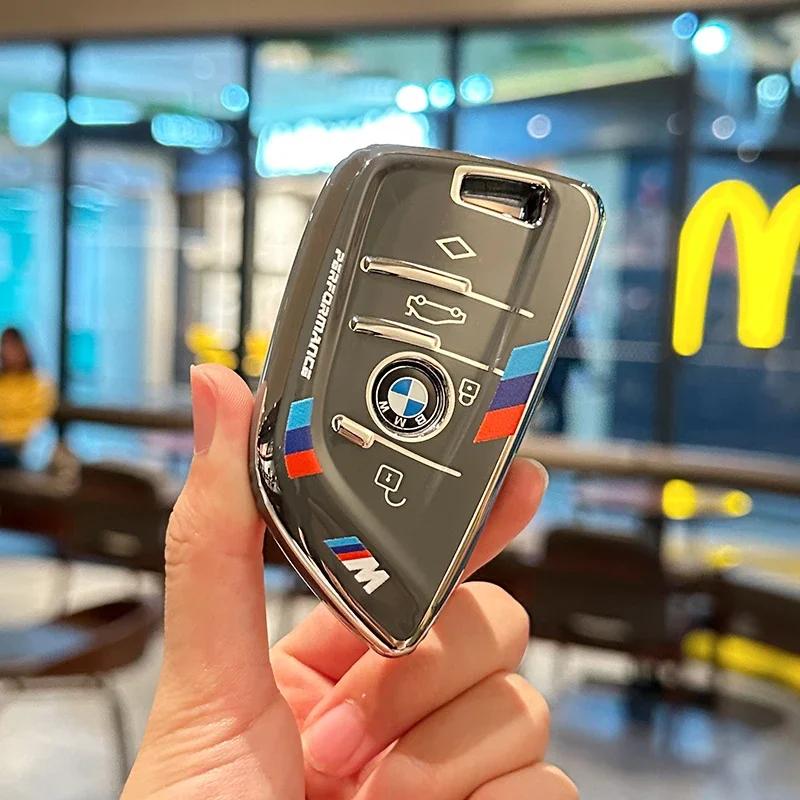 Car Sticker Hot 2025 Car Remote Key Case Cover Shell For BMW 1 2 3 5 7 Series X1 F48 X3 G20 X4 X5 G05 X6 F16 M40i M440i G02 G31