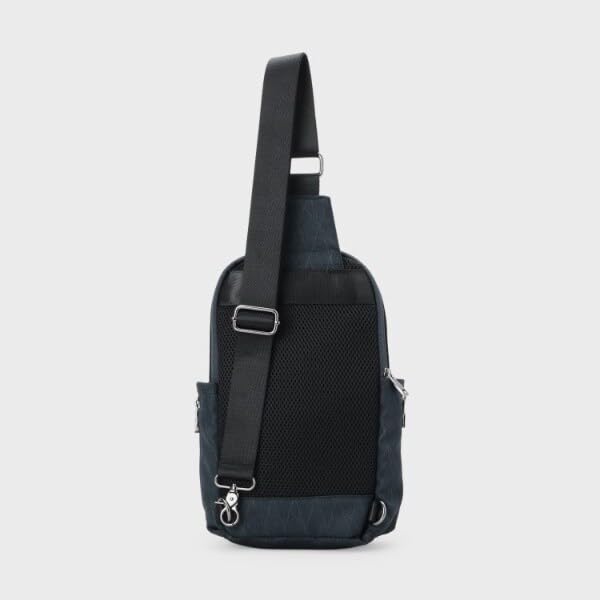 Takeo Kikuchi Shadow Line Body Bag, Navy (094) 00 (FREE)