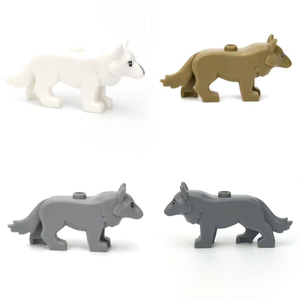 MOC Şehir Hayvan Yapı Taşı Fars Fil Zırhlı Katır Kaplan Leopar Kartal Kuş Ayı Kurt Panda Kedi Oyuncak Hediye Mini Tuğlalar Q71