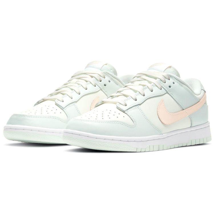 Nike Dunk Low Neredeyse Yeşil Kadın Spor Ayakkabıları Sail Crimson-Tonlu Beyaz DD1503-104