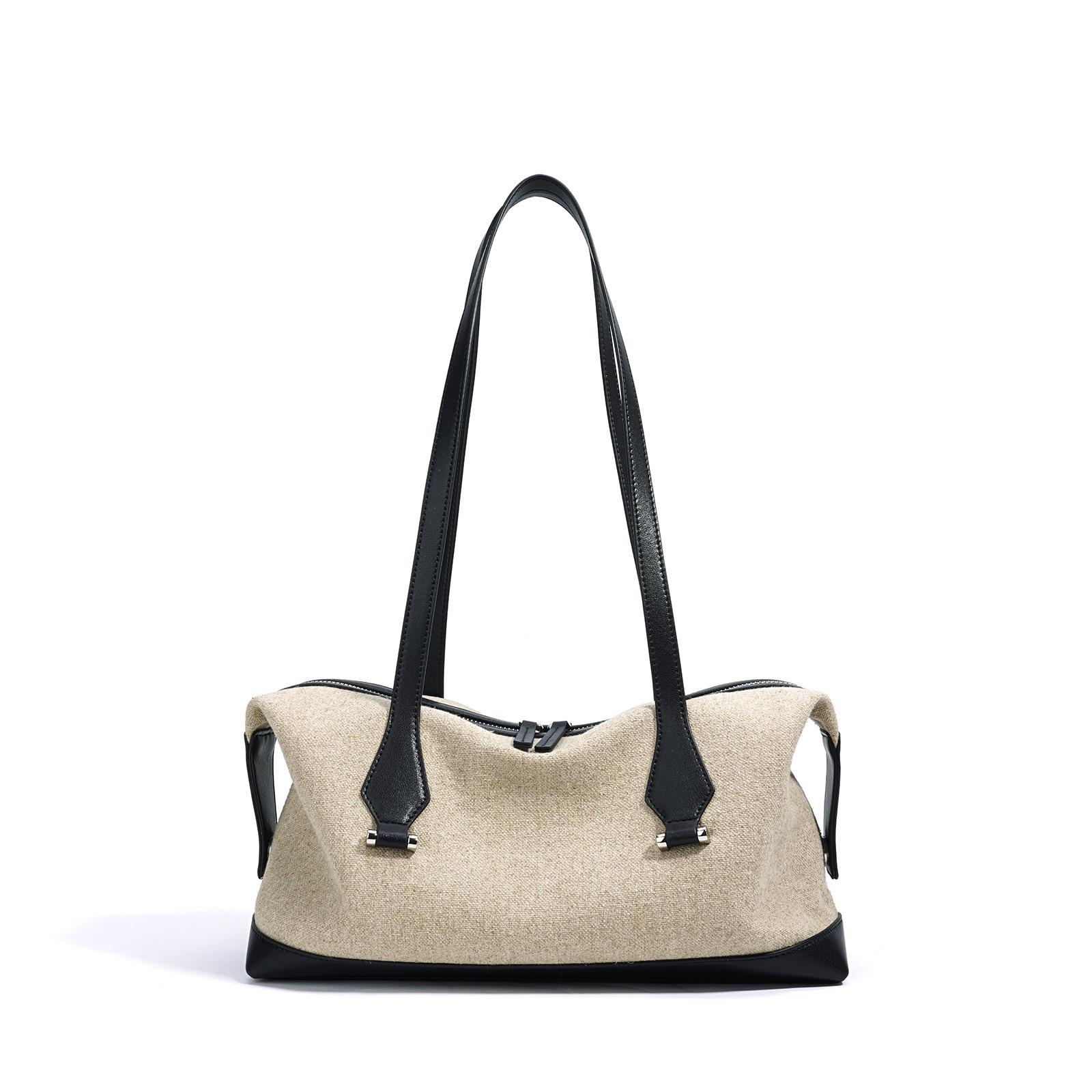 

Высококлассная, Легкая Ретро Двухслойная Кожаная Ручная Сумка-бостон Под Мышку, Вместительная Сумка-тоут на Плечо для Поездок