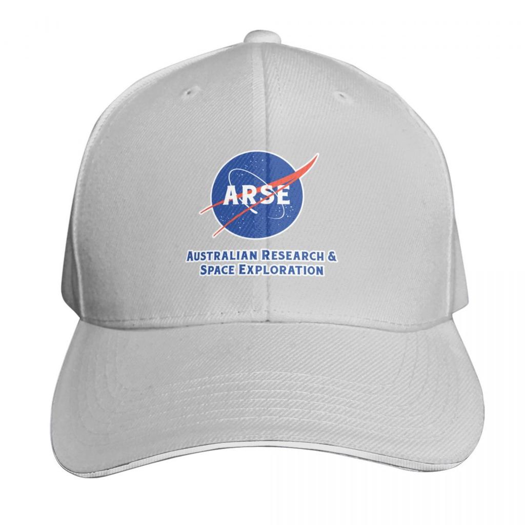 Australian Research Space Exploration Baseball Cap Contrast Two Tone Brim Snapback Flat Bill Strapback Dad Hat