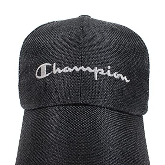 Cap for Men and Work Large Big Mesh Popular Day Present for [Champion] Women, Cap, Size, Size, Cap, Brand, Trendy, Father's Gift, Men… (L, Black)