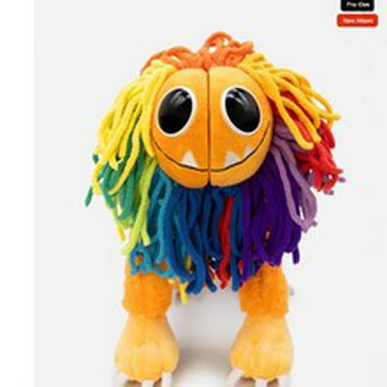 Yarnaby Plush Bobby Colorful Lion Toy