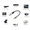 0.3m 3Pin XLR Female To RCA Female RCA Female To 3Pin-XLR Female Adapter Cord for Microphone Amplifier