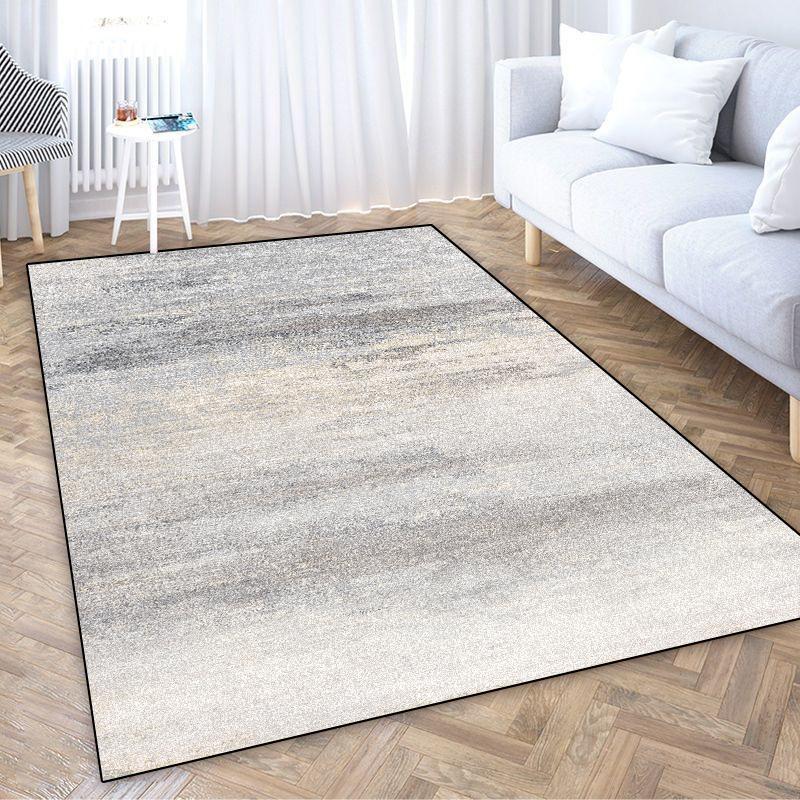 Modern Ink Wash Carpets Living Room Abstract Aesthetics Bedroom Decoration Non-slip Large Area Rugs Office Entrance Floor Mats