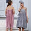 Bathrobe Bathroom Soft Microfiber Magic Absorbent Towel Beach Bathrobe Towels for Women Quick- Dry Bath Towel