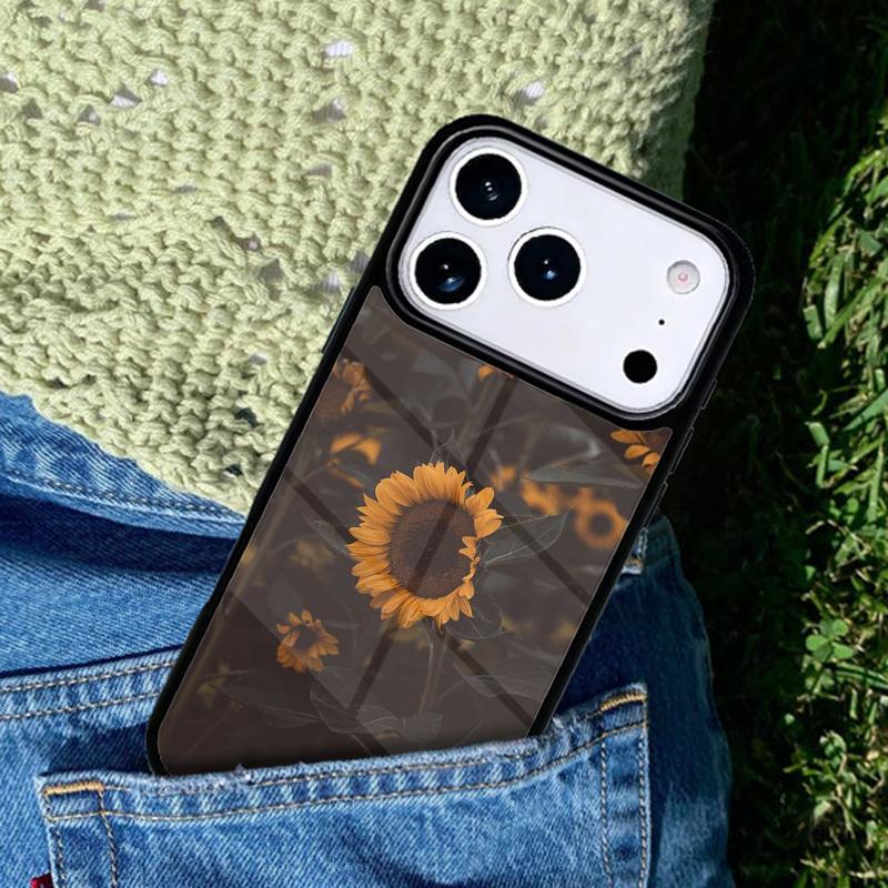 Peony Sunflowe Rose Daisy Plants Flower mobile phone case Compatible with IPhone 17 16 15 14 13 12 11Pro Max 17 Air cover