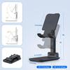 Phone Holder for Desk, MT-6 Cell Phone Stand for Desk Universal Cellphone Stand Holder Foldable & Height Adjustable Compatible Under 8” Device,