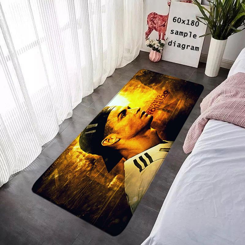 Foot Rug Welcome Floor Mat for Entryway Bathroom Mats C-CR7 Hallway Carpet Kitchen Cristiano Ronaldos Rugs Fluffy Home Decor