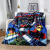 UFO Robot Grendizer Anime Cartoon Soft Plush Blanket,Flannel Blanket Throw Blanket for Living Room Bedroom Bed Sofa Picnic Kids