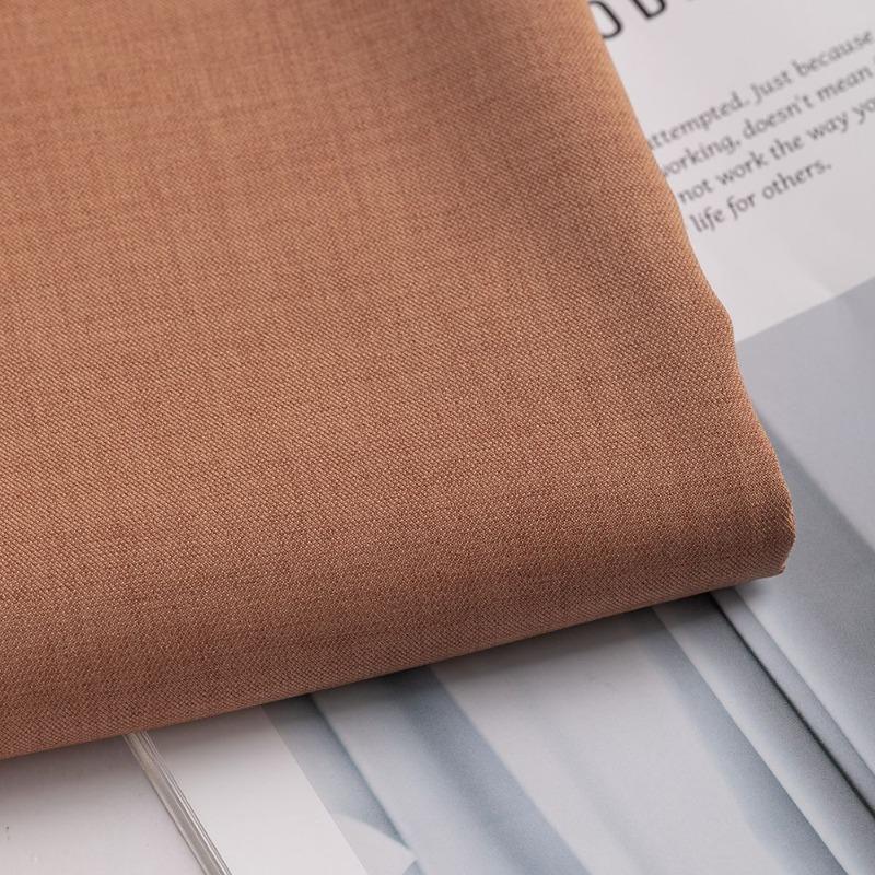 Polyester Anzugstoff Leichte Zweifarbigkeit Knitterarm Pro Meter für Herren/'s JK Hemd Uniform DIY Damen/'s Stoff Nähen Weiß