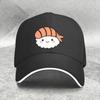 Cute Cartoon Shrimp Sushi Baseball Cap Adjustable Cotton Casual Hat for Adult Unisex and Women
