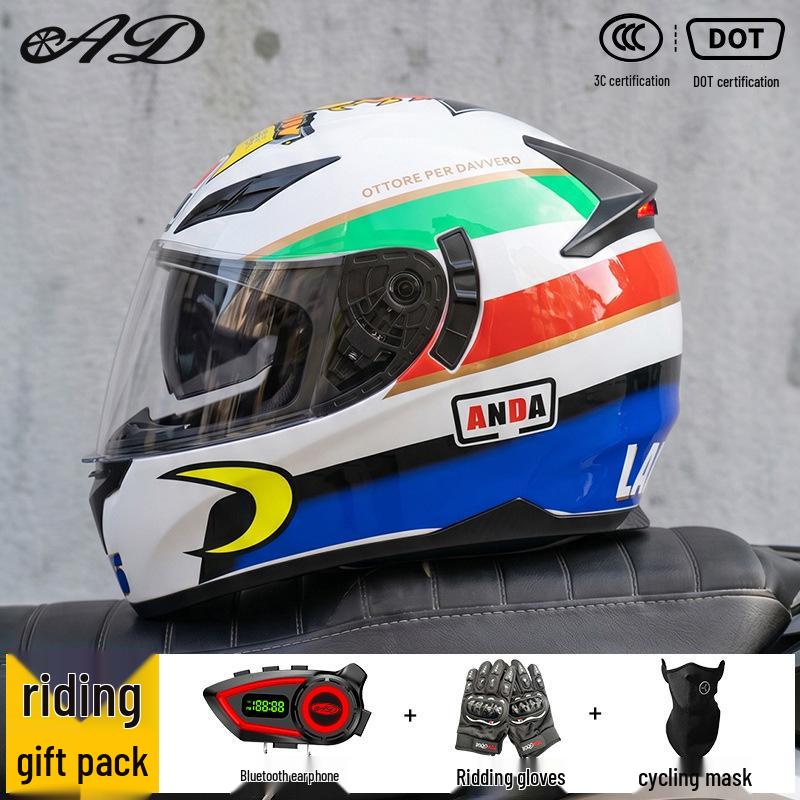 Bluetooth Flip-up Motorcycle Helmet, 3C Certified for Off-road and Electric Vehicles
