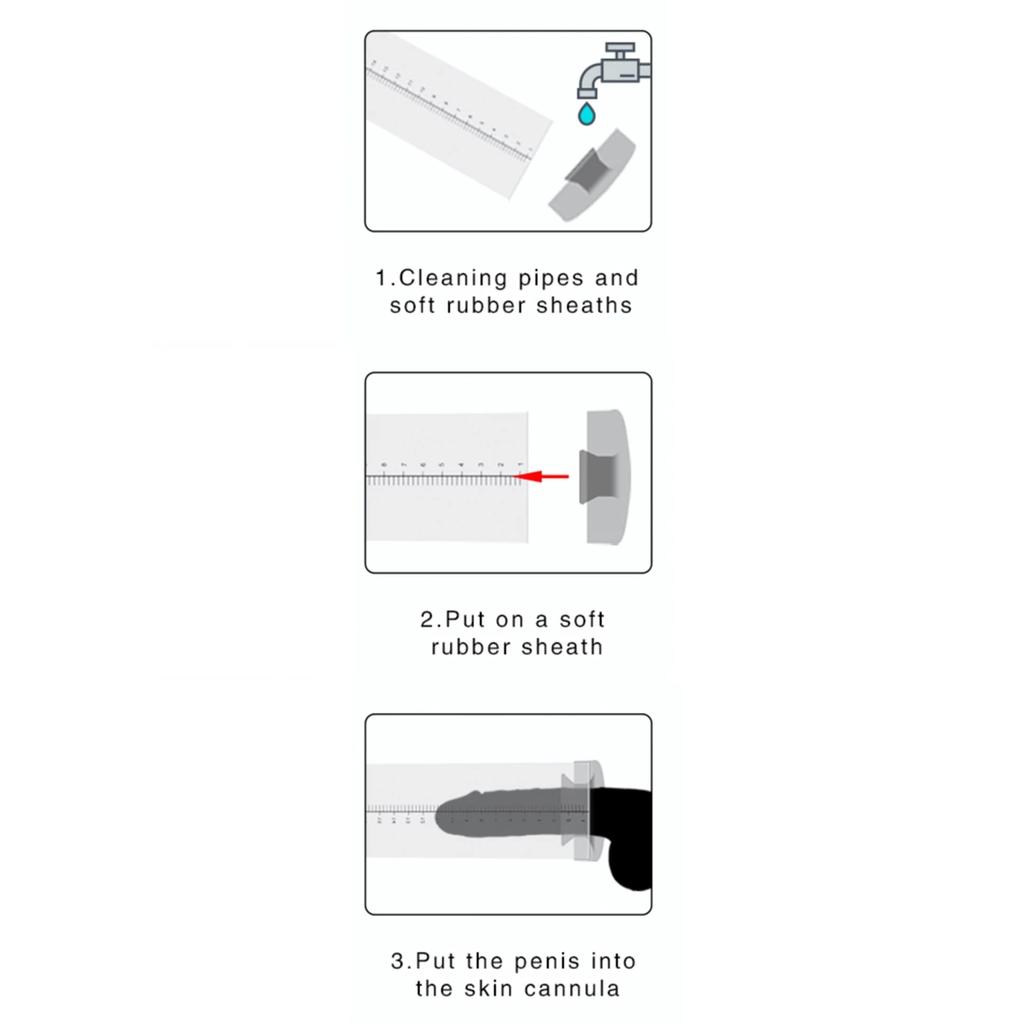 Medium Silicone Penis Pump - Pumped by shots