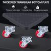 Furniture Mover Set 5 Pcs Furniture Mover Tool Transport Lifter Heavy Stuffs Moving Wheel Roller Bar Hand Tools Set Red 500KG 230x168mm