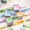 Sugar Poetry Four Seasons PET Tape Stickers - 80 Sheet Decorative Collage, 4 Style Options