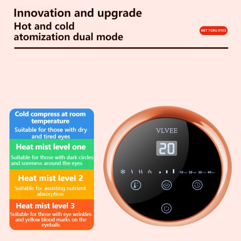 SPA-Augenzerstäuber, Spa-Dampf-Augenmaskengerät, Augenbefeuchtungsgerät mit Wärmekompresse, Schutzmittel gegen trockene Augen