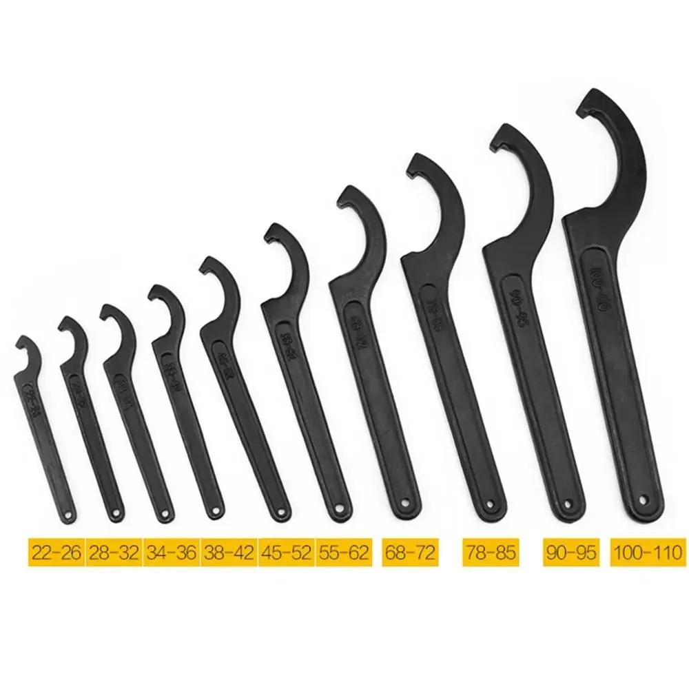 1Pcs Durable 22-110mm Coil Wrench Universal Steel Spiral Spanner Tool Pre Load Hook C Spanner Motorcycle Bike Absorber Shock